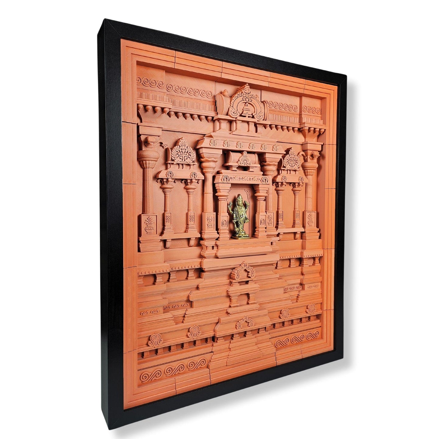 Ranganathaswamy Temple Wall Frame – Traditional Tamil Nadu Architecture