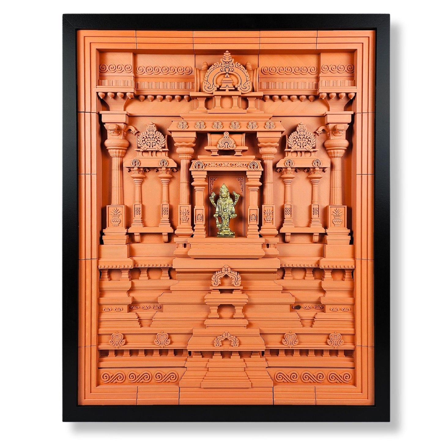 Ranganathaswamy Temple Wall Frame – Traditional Tamil Nadu Architecture