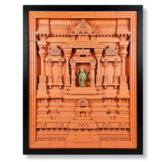 Ranganathaswamy Temple Wall Frame – Traditional Tamil Nadu Architecture