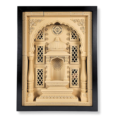 Portrait Mandir Frame – 3D Printed Indian Temple Wall Art