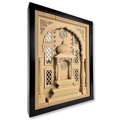 Portrait Mandir Frame – 3D Printed Indian Temple Wall Art
