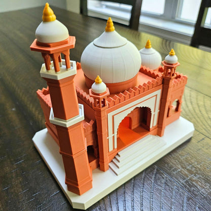 3D Printed Jama Mosque Tabletop Model with LED Candle Light Holder