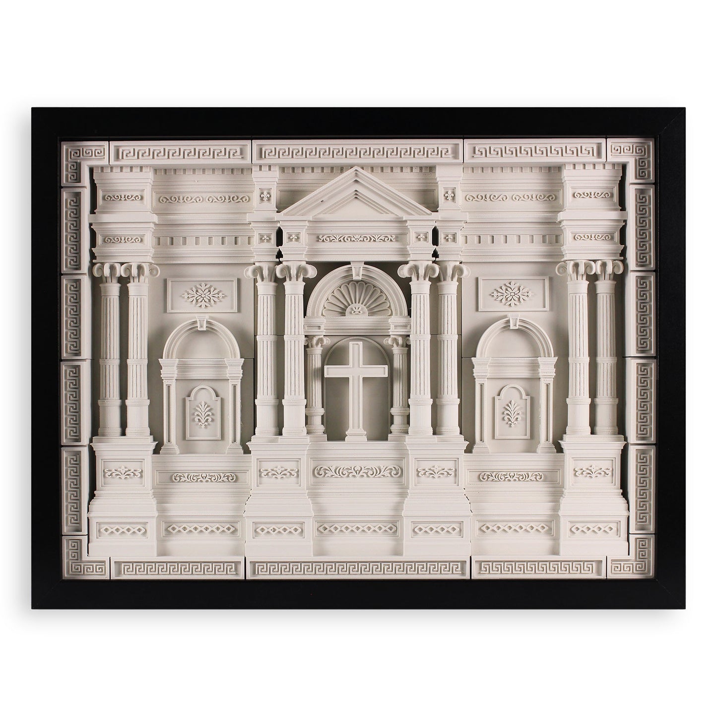 Roman Catholic Church Wall Art – 3D Printed Shadow Box Frame