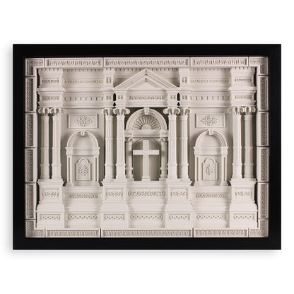 Roman Catholic Church Wall Art – 3D Printed Shadow Box Frame