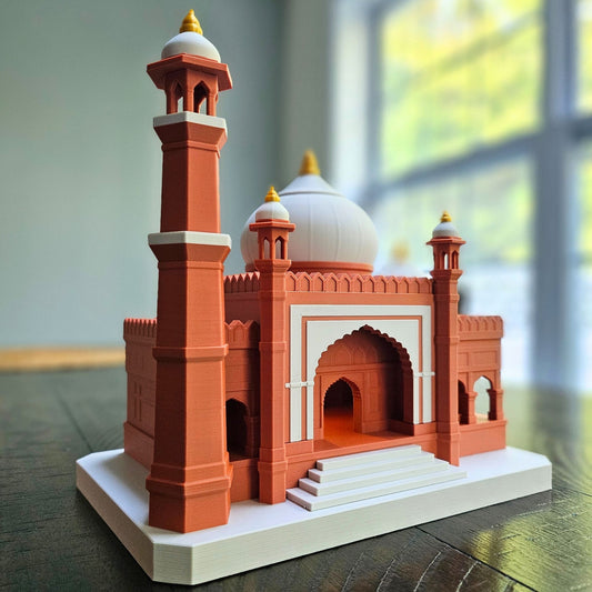 3D Printed Jama Mosque Tabletop Model with LED Candle Light Holder