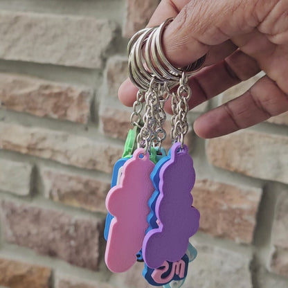 Custom Telugu Name Keychain – 3D Printed